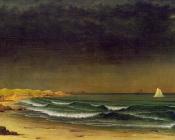 Approaching Storm Beach Near Newport - 马丁·约翰逊·赫德